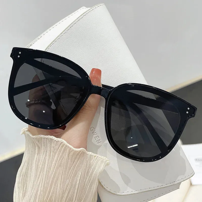 2024 Vintage Frame Sun Eyewear Fashion Beach Shade Square Big Summer New Sunglasses