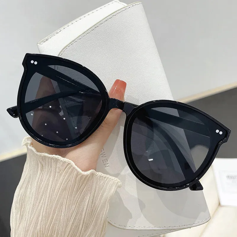 2024 Vintage Frame Sun Eyewear Fashion Beach Shade Square Big Summer New Sunglasses