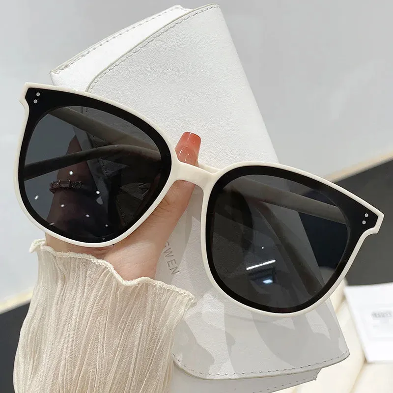 2024 Vintage Frame Sun Eyewear Fashion Beach Shade Square Big Summer New Sunglasses