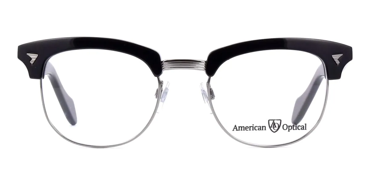 American Optical Sirmont C1 ST FRO Black Gunmetal - As Seen On Malcolm X