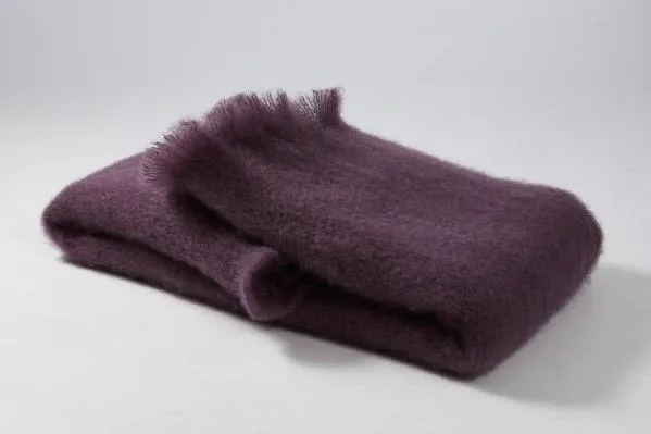 Amethyst Mohair Scarf - Ezcaray, Spain