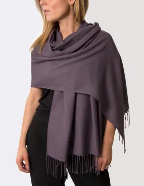 Aubergine Purple Pashmina