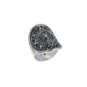 Aztec Calendar Ring