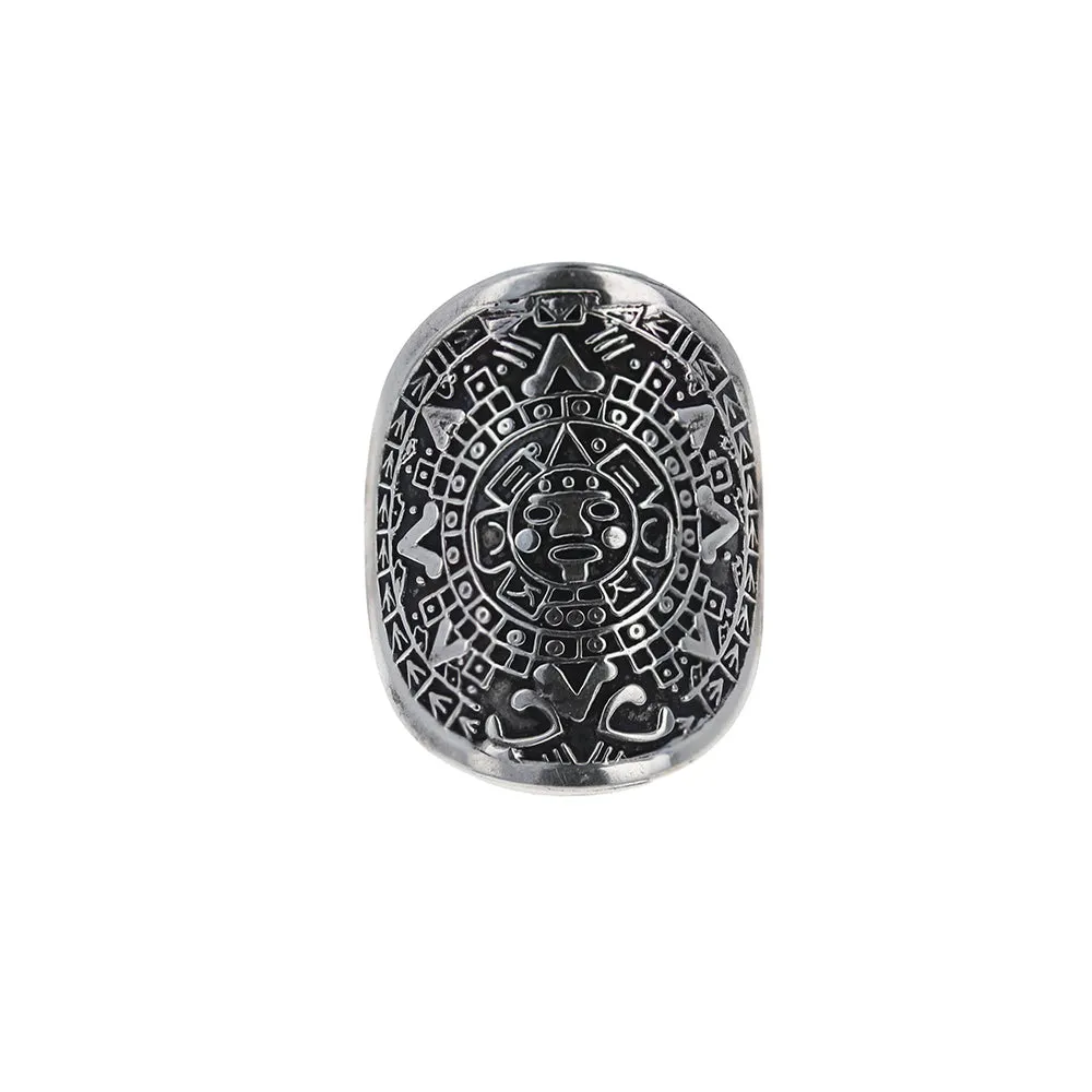 Aztec Calendar Ring