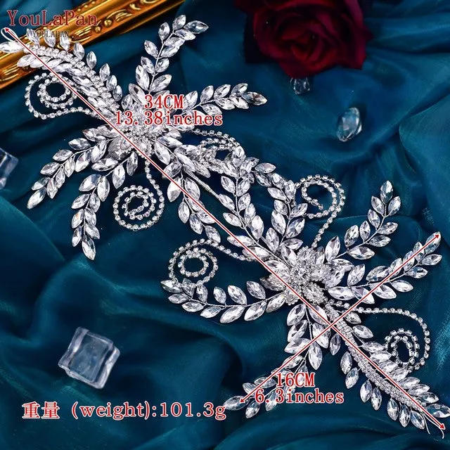 Bride Headbands Wedding Crystal Hair Accessories for Women Girls Headdress Hair Jewelry - S46788894