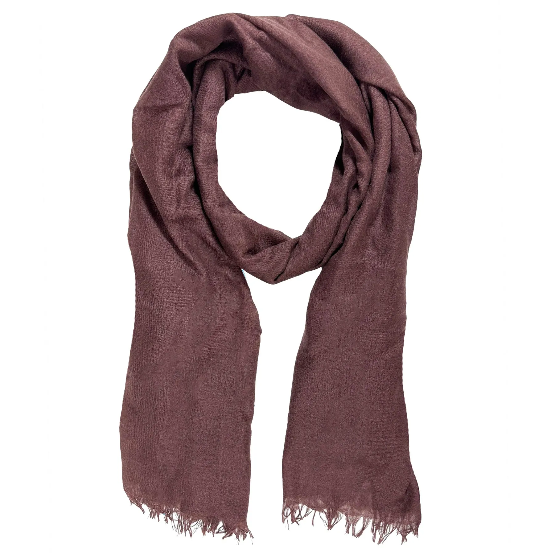 Brunello Cucinelli Cashmere Scarf Plum - Large Luxury Women Shawl