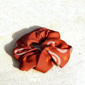 Bullseye Silk Scrunchie