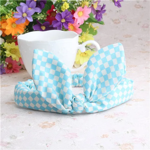 Children Hair Accessories Lovely Bunny Ear Baby Headbands Elastic Fashion Soft Toddler scrunchy Bow Knot Girls Headband