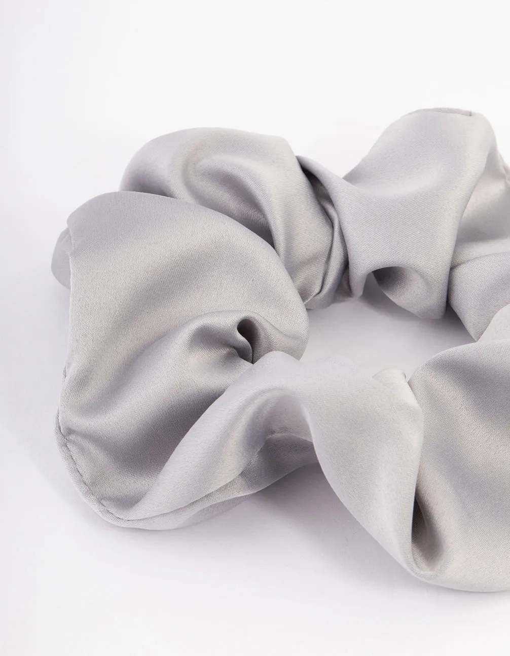 Dark Satin Hair Scrunchie Pack