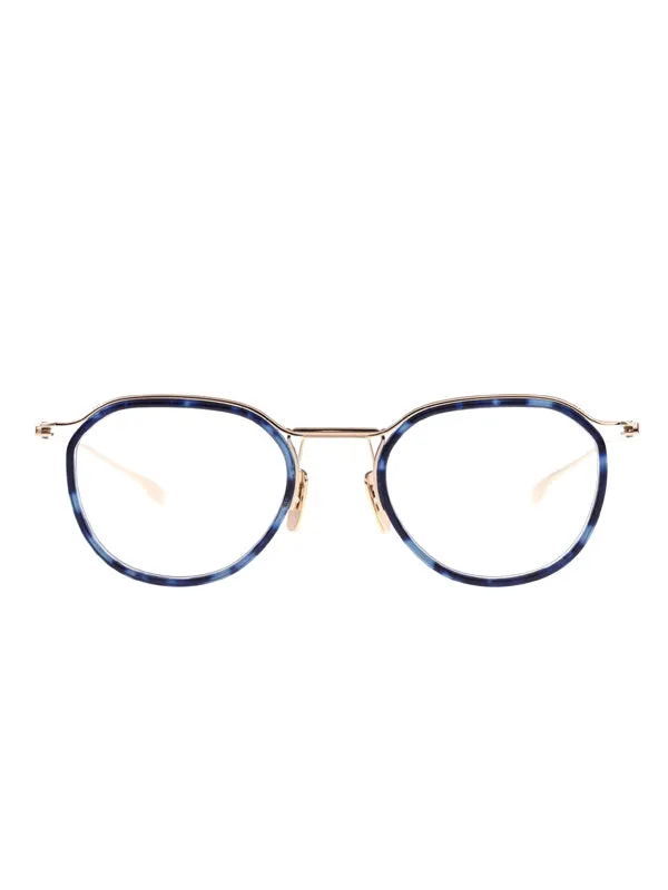 DITA SCHEMA TWO Optical in White Gold/Blue Tortoise Color (Limited Edition)