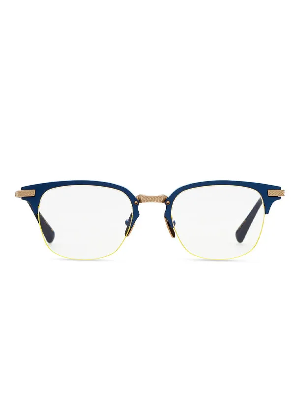 DITA UNION-TWO Optical in Matte Navy-White Gold Color