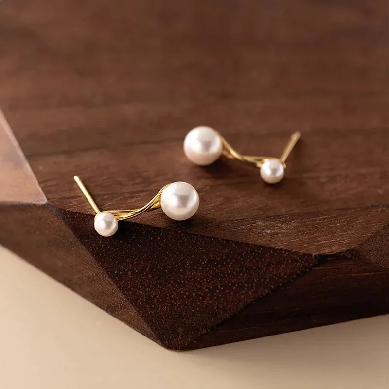 Earrings Charm Jewelry Delicate Simulated Pearl Fashion #ET210