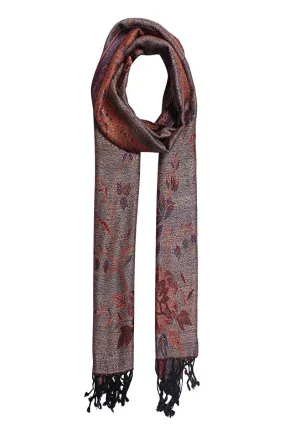 Elegant Earth Floral Print Scarf