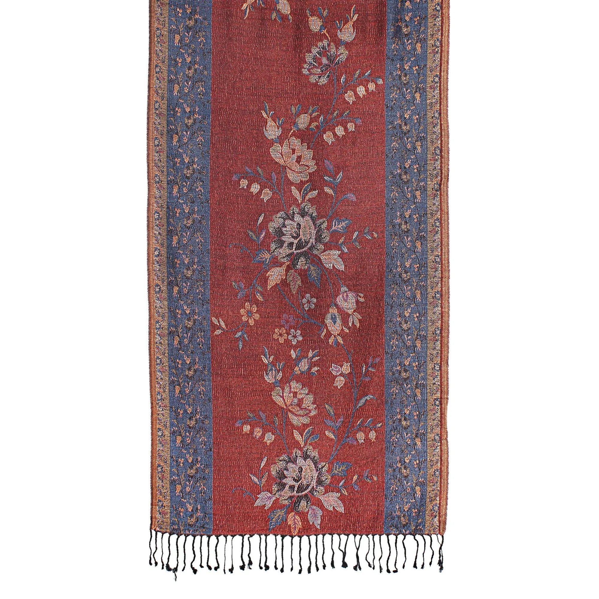 Elegant Earth Floral Print Scarf