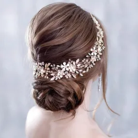 Flower headband | Wedding Headpiece | Crystal Women Hairband | Hair Accessories