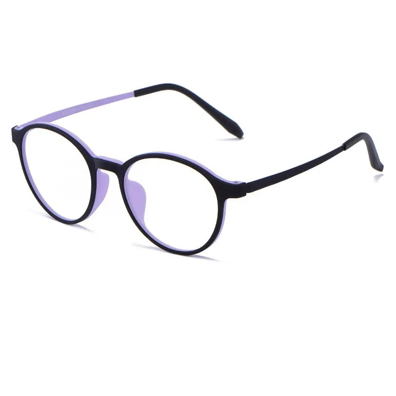 Gmei Unisex Full Rim TR 90 Titanium Alloy Round Frame Eyeglasses3050