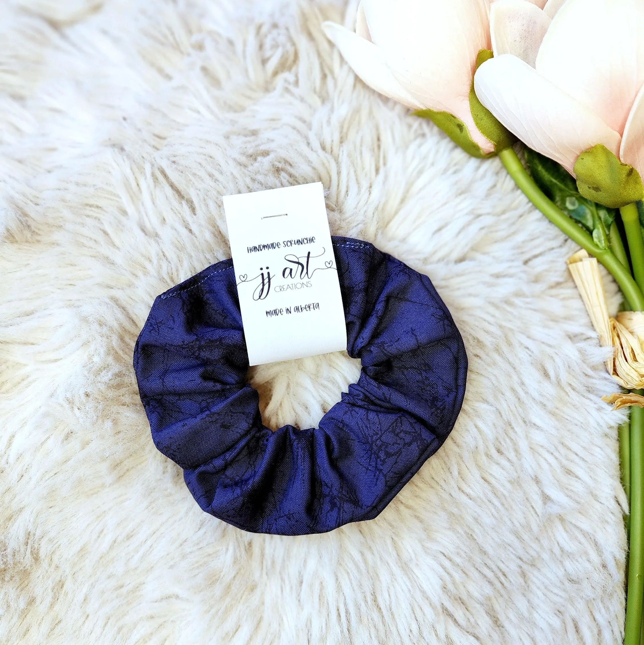 Hair Scrunchie Accessory Blue