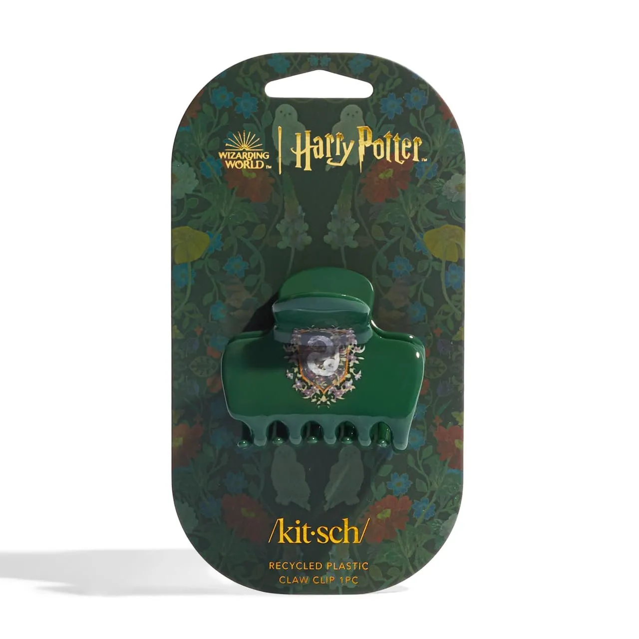 kitsch Harry Potter x Kitsch Recycled Pastic Claw Clip - Slytherin