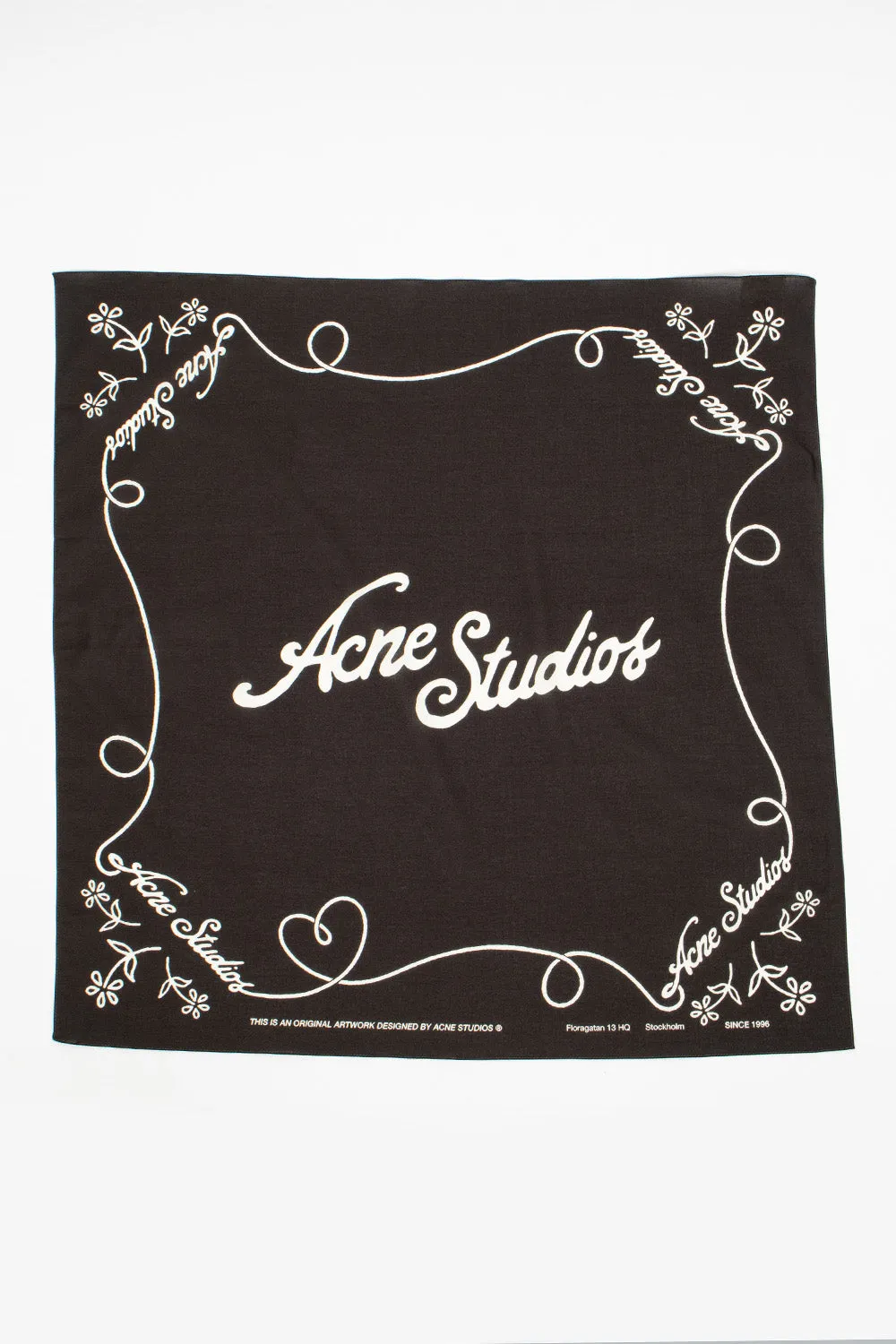 Logo Bandana Black/White