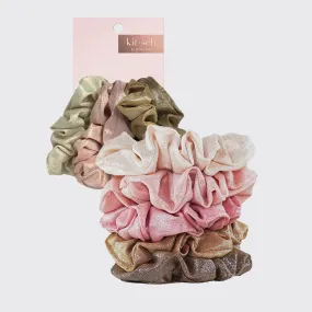 Metallic Scrunchies - Blush