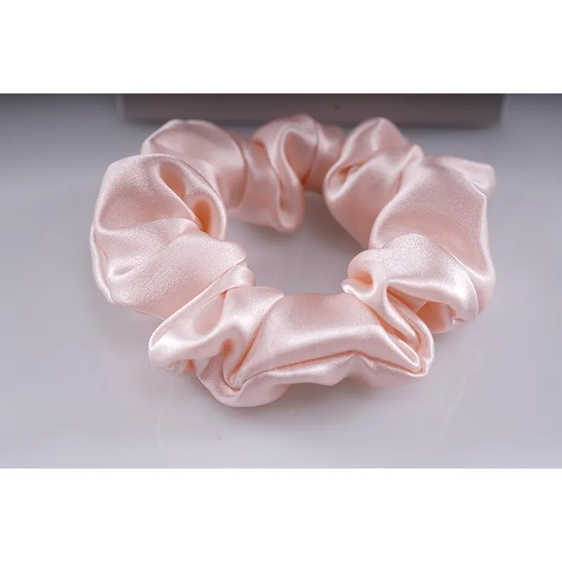 Midi Silk Scrunchies - Pink - Dropshipping