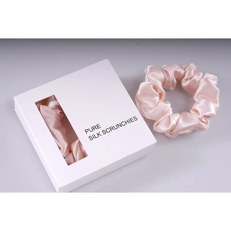 Midi Silk Scrunchies - Pink - Dropshipping