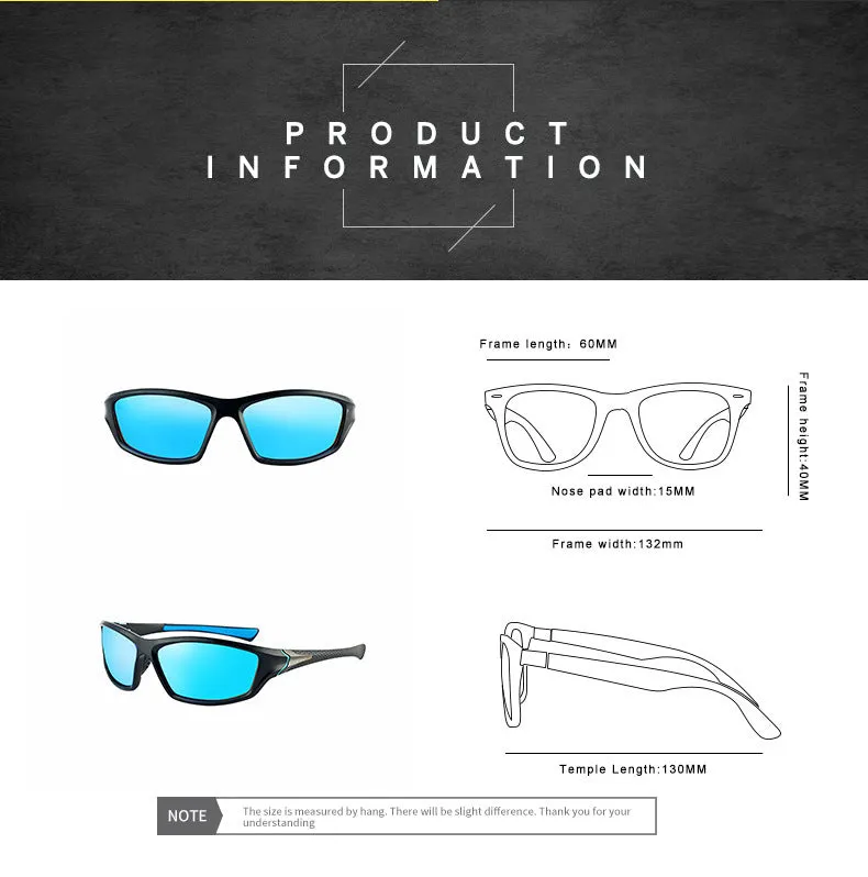 Mirror Polarized Lenses Retro Sunglasses