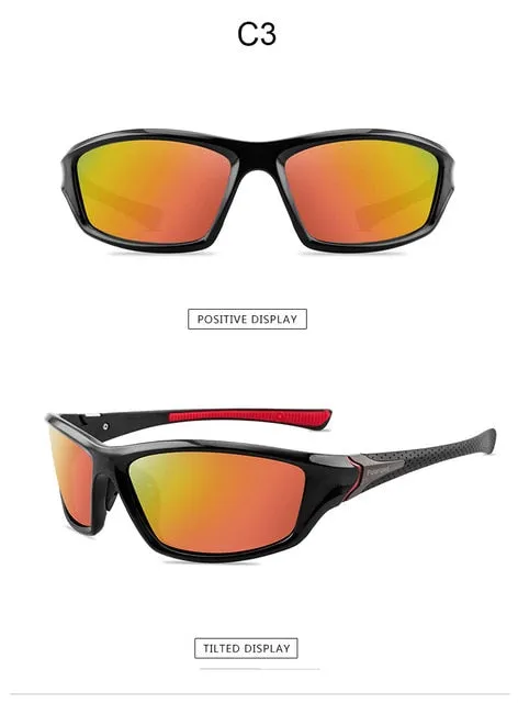 Mirror Polarized Lenses Retro Sunglasses