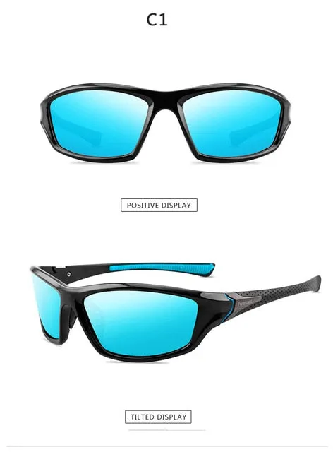 Mirror Polarized Lenses Retro Sunglasses