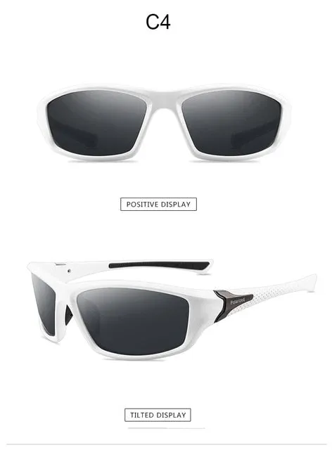 Mirror Polarized Lenses Retro Sunglasses