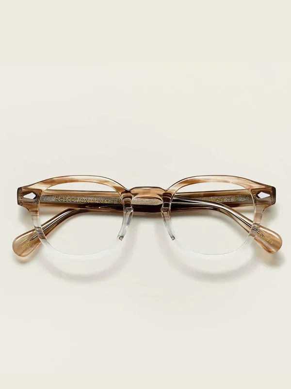 Moscot Lemtosh Optical Glasses in Brown Smoke Color