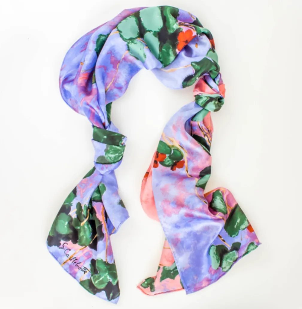 Nasturtiums, Scarf