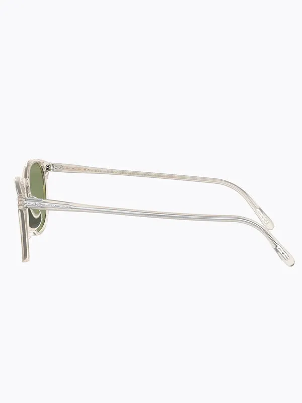 Oliver Peoples Finley Vintage Sun Buff with Green Lens