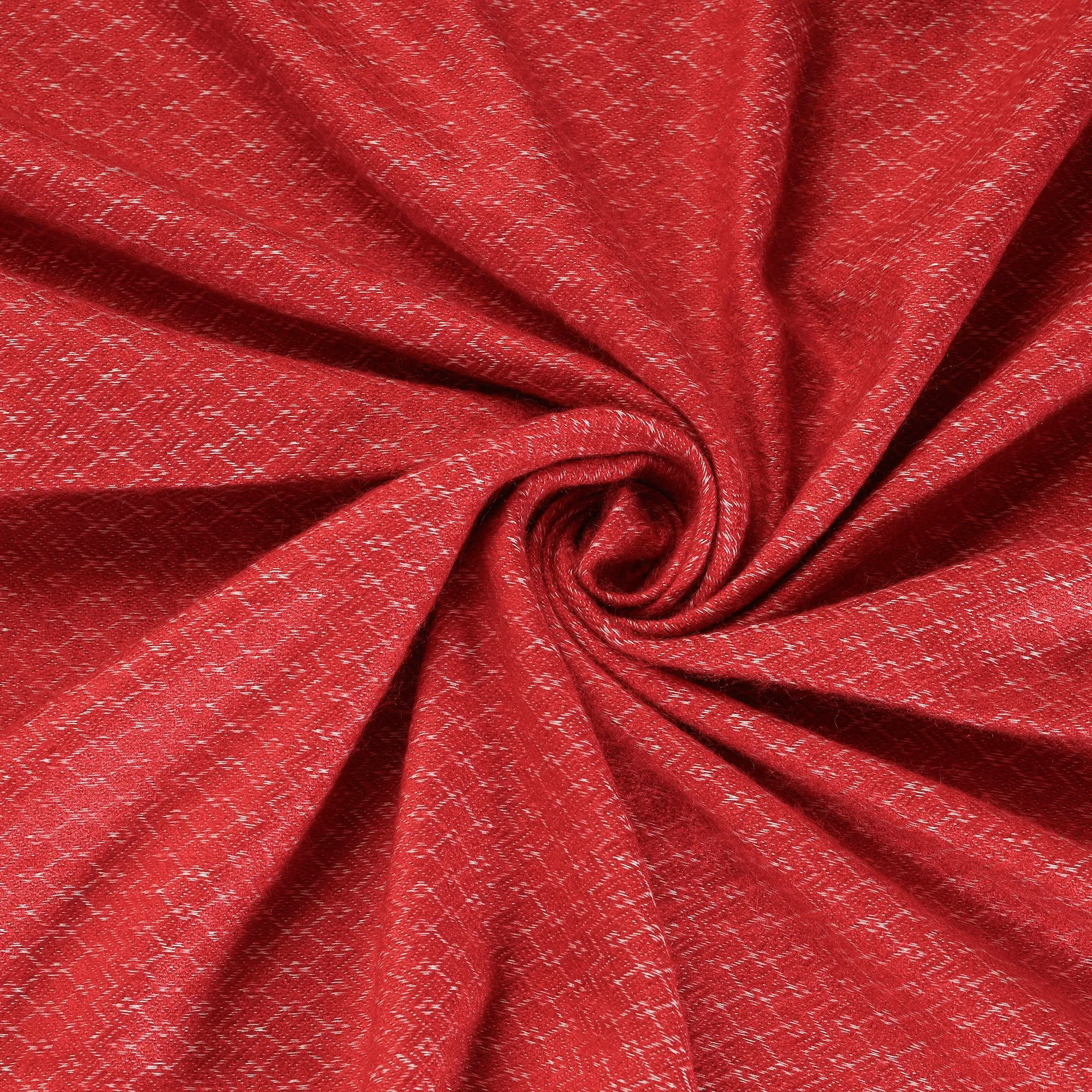 Red - Acrylic Fine Wool Fabric 02