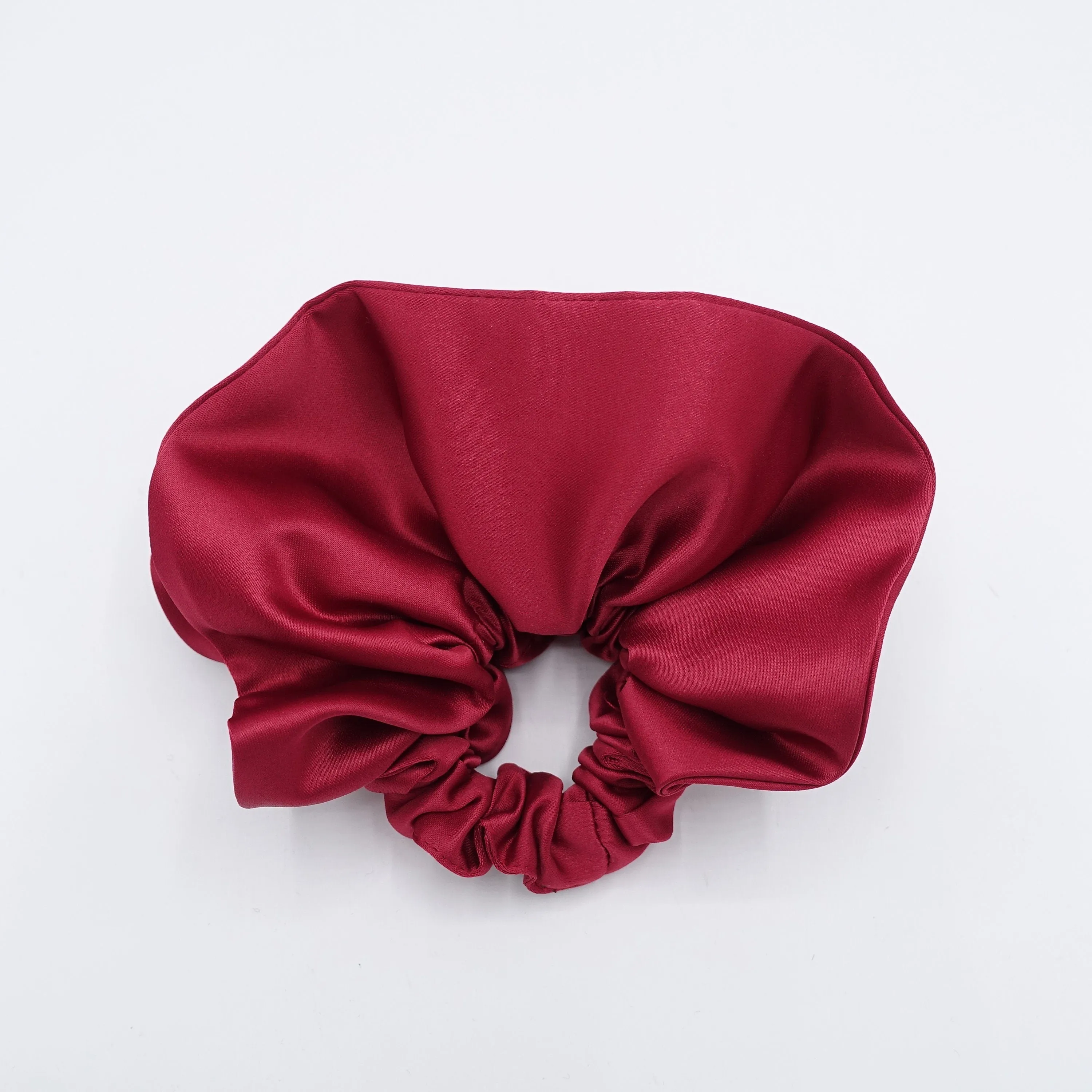 satin ruffle scrunchies, satin volume scrunchies, fashion scrunchies for women