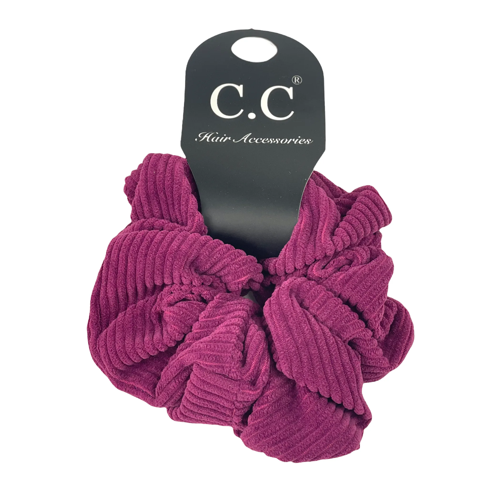 SCR-03 C.C CORDUROY SCRUNCHIE COCO BERRY