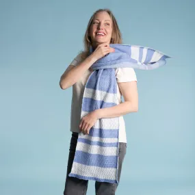 SNOWVILLE 100% Organic Merino Wool Scarf (12"x70”) (Unisex) (No Elastic, No Polyester, No polyamide, No Acrylic)