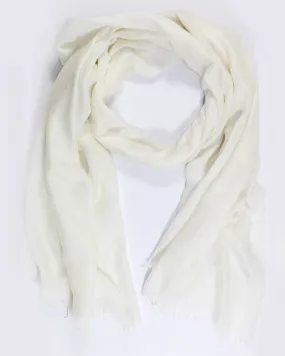 Stefano Ricci Scarf White Pattern - Luxury Men Shawl SALE