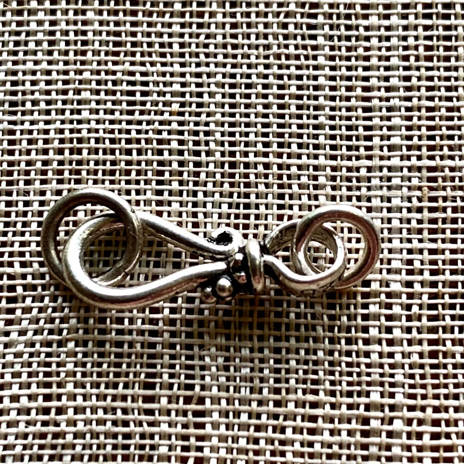 Sterling Hook and Eye, Set of 5