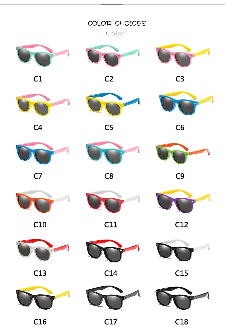 Sunglasses Boys Girls Baby  Fashion Sun Glasses  Eyewear Child Shades Gafas UV400 Goggle