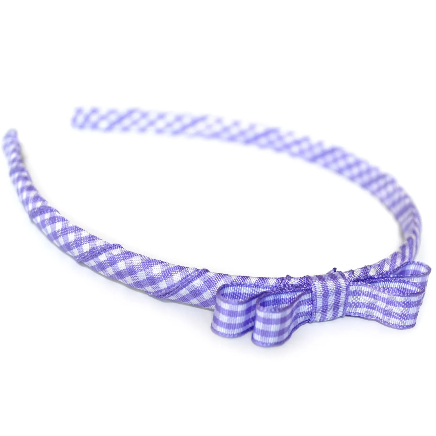 Teeny Tiny Headband for School or Everyday - Plain, Gingham or Dot Ribbon