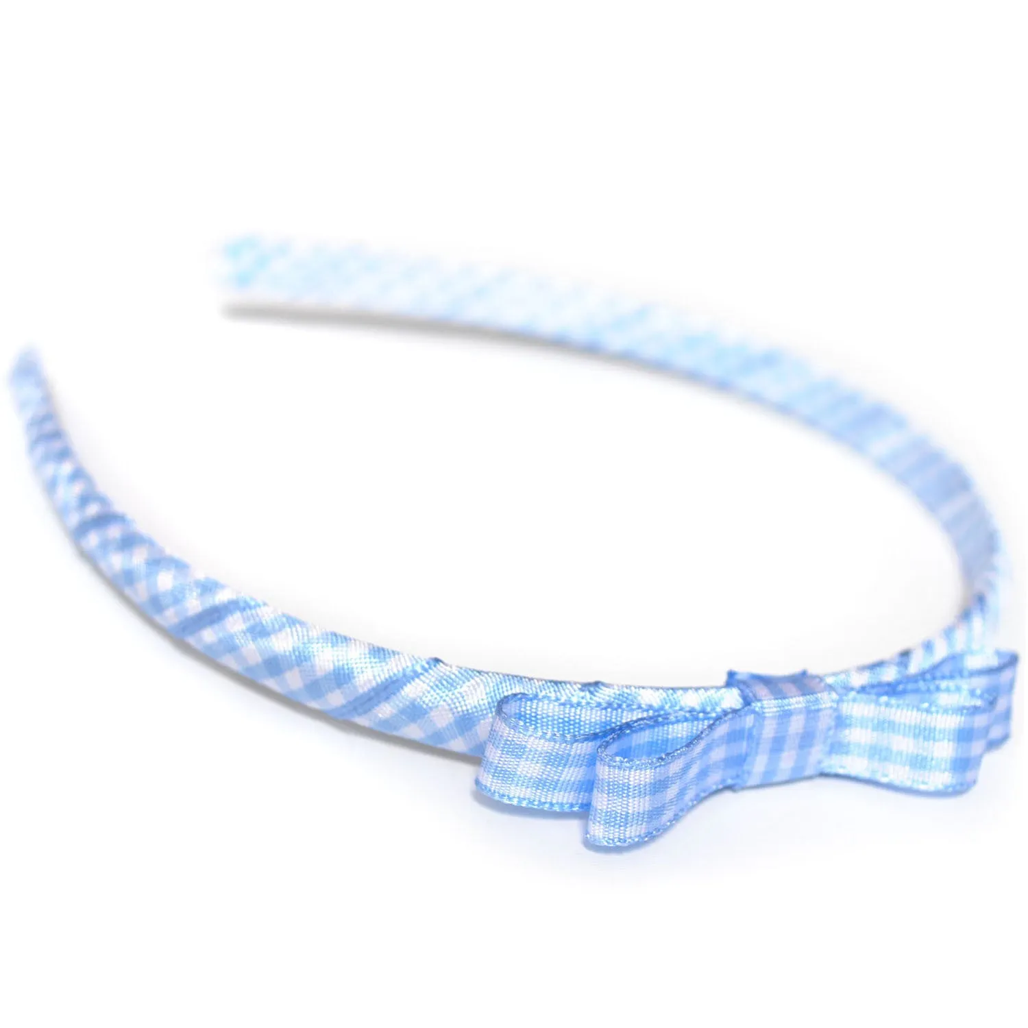 Teeny Tiny Headband for School or Everyday - Plain, Gingham or Dot Ribbon