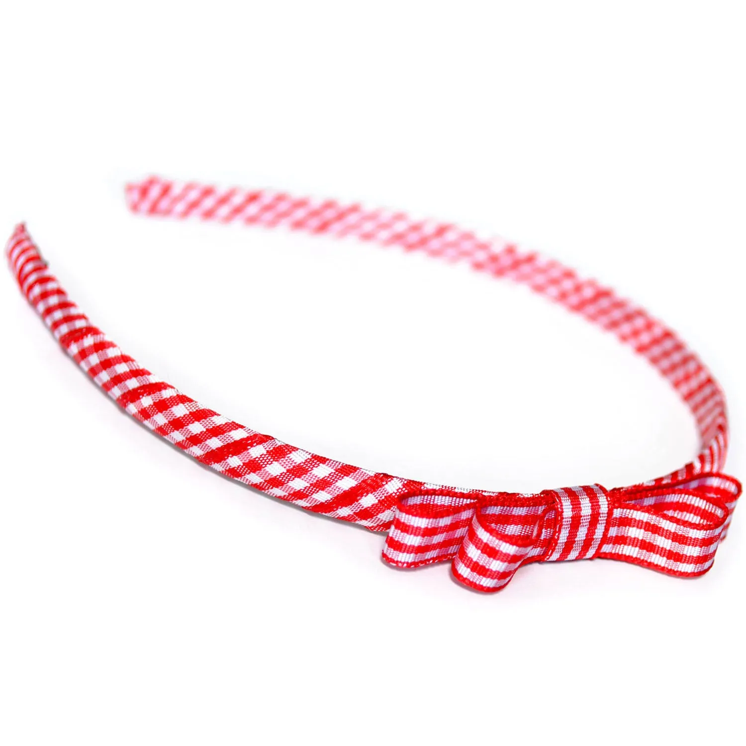 Teeny Tiny Headband for School or Everyday - Plain, Gingham or Dot Ribbon