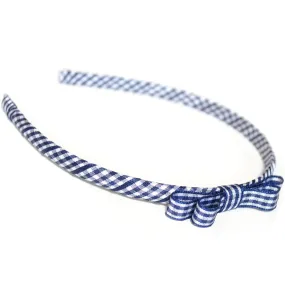 Teeny Tiny Headband for School or Everyday - Plain, Gingham or Dot Ribbon