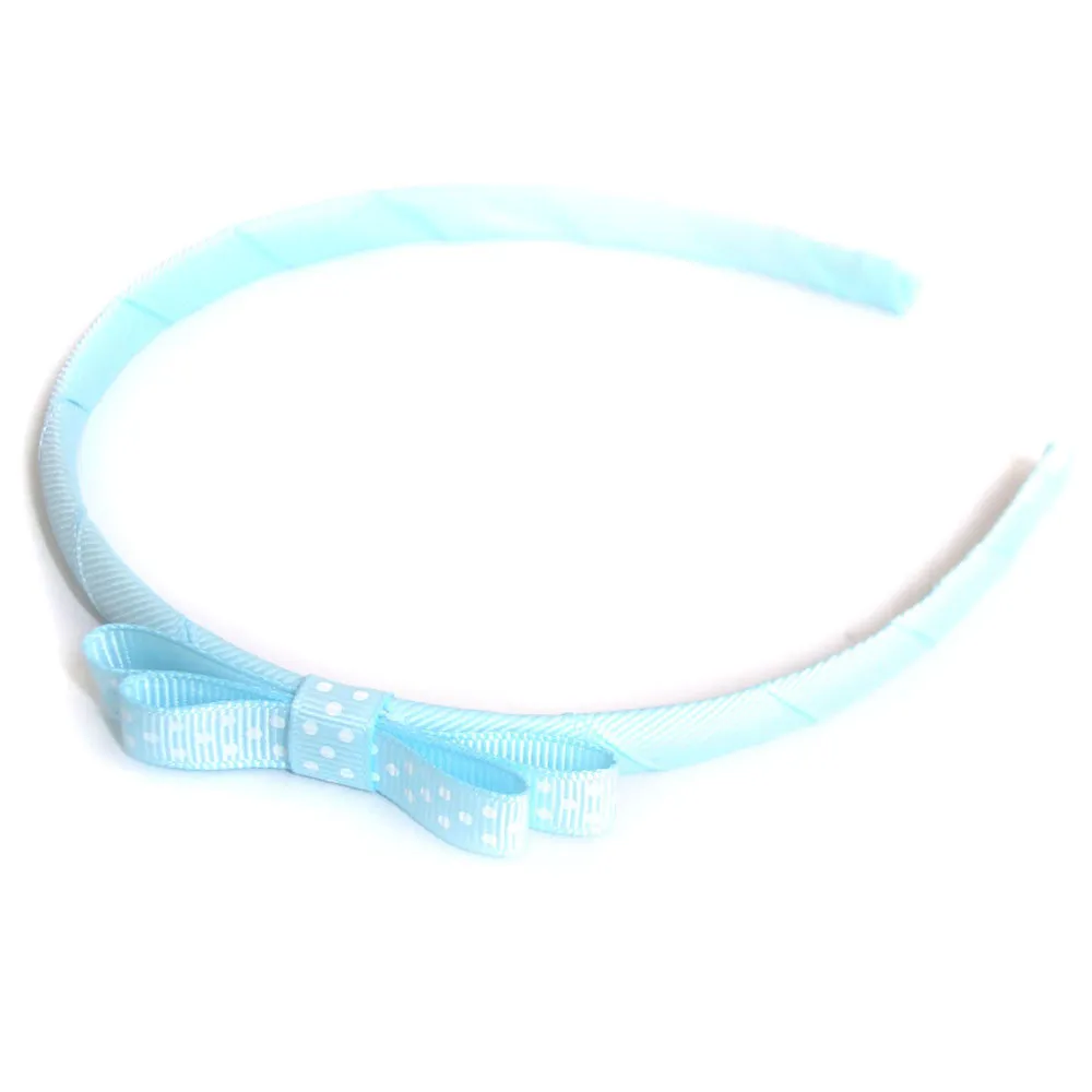 Teeny Tiny Headband for School or Everyday - Plain, Gingham or Dot Ribbon