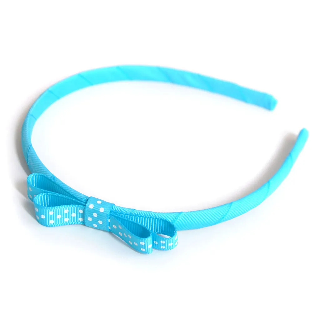 Teeny Tiny Headband for School or Everyday - Plain, Gingham or Dot Ribbon