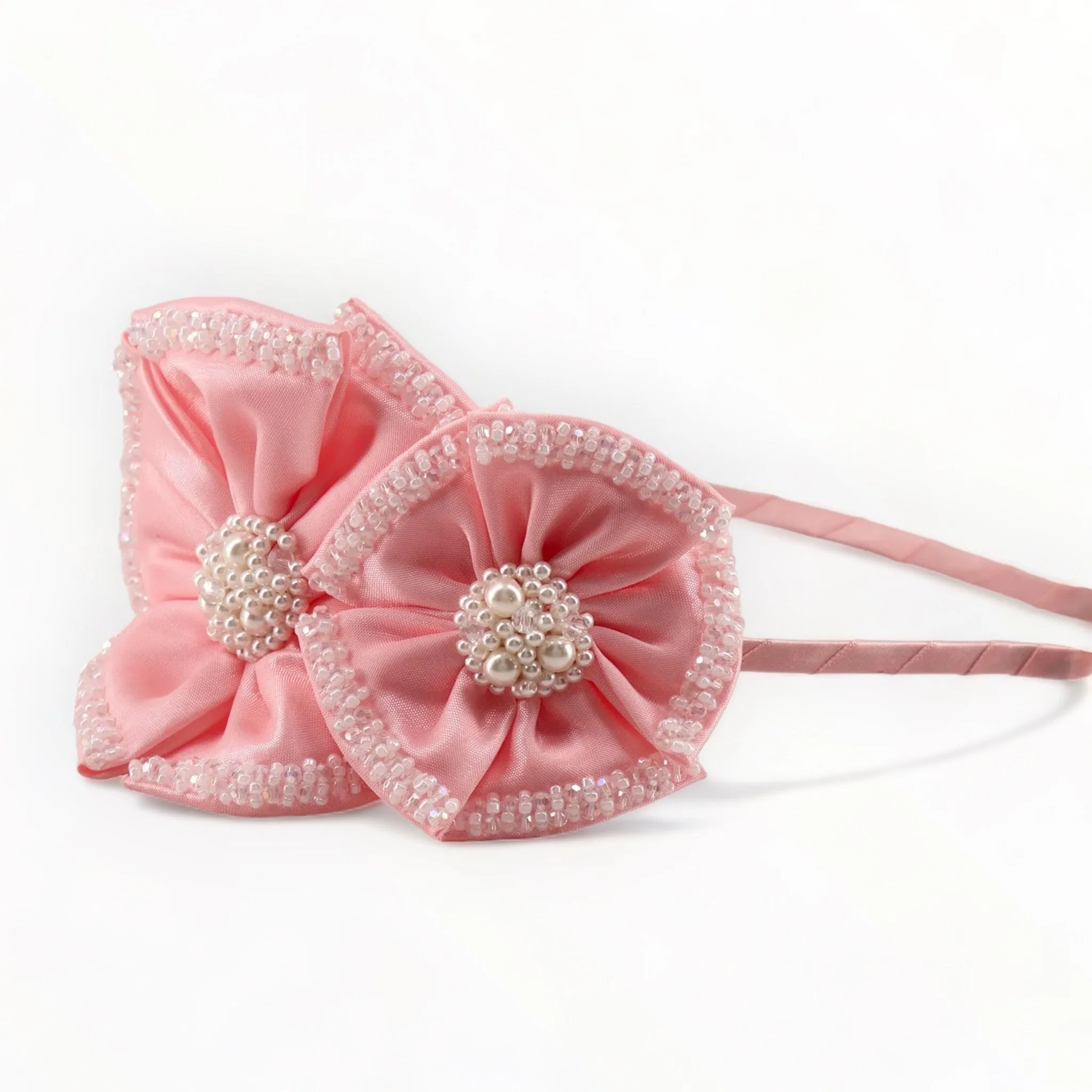 The Angelina Flower Girls Headband