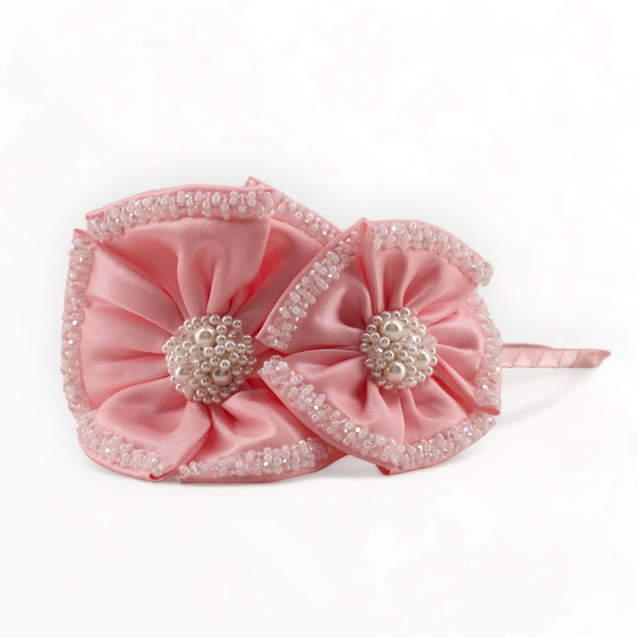 The Angelina Flower Girls Headband