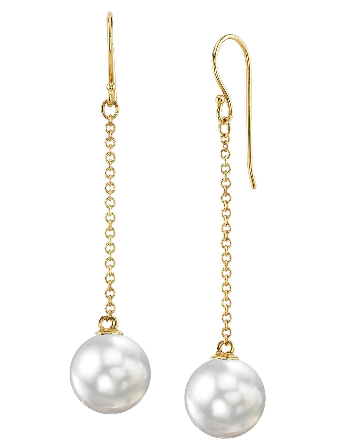 White South Sea Pearl Altair Dangle Earrings