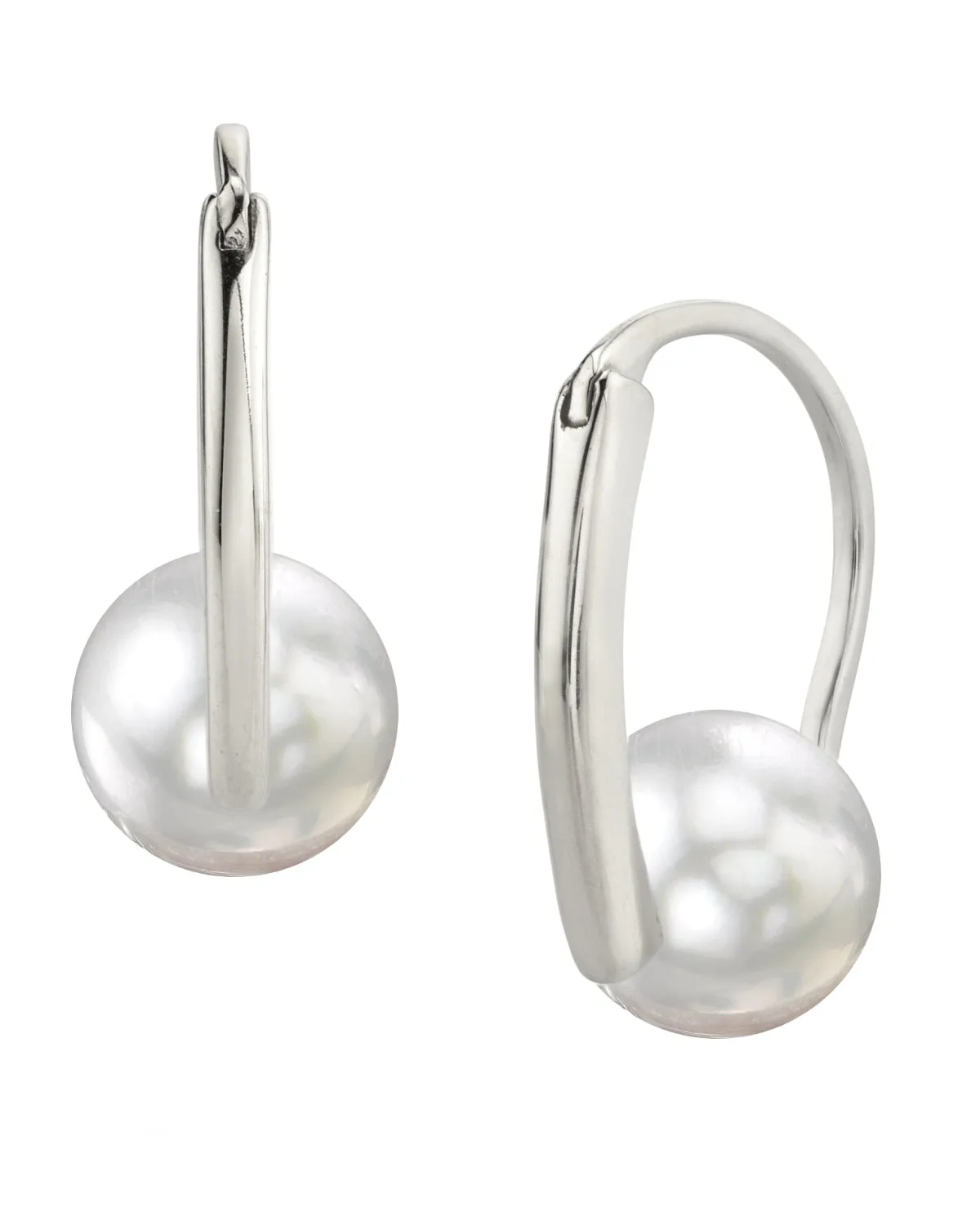 White South Sea Pearl Entice Dangle Earrings